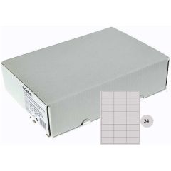 Étiquettes adhésives blanches 70 x 37 mm KORES Lot de 12000