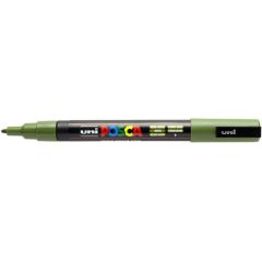 Marqueur Peinture Posca PC 3M fin - Vert kaki UNI BALL VK