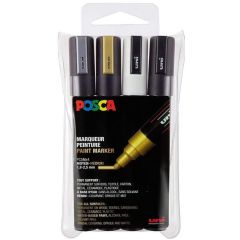 Marqueurs Posca PC 5M - Pointe 1,8 à 2,5 mm ASS9