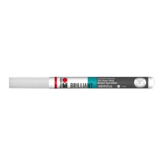 Photo Marqueur laque décoratif - 1 à 2 mm - Blanc MARABU Brilliant Painter