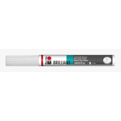 Photo Marqueur laque décoratif - 2 à 4 mm - Blanc MARABU Brilliant Painter