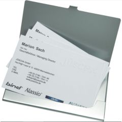 Photo Étui pour cartes de visite - Aluminium ALASSIO