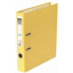 Photo Classeur à levier en PVC - Dos 50 mm - Jaune : ELBA Rado Plast