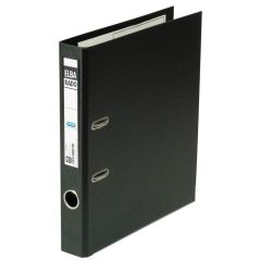 Classeur à levier en PVC - Dos 50 mm - Noir : ELBA Rado Plast