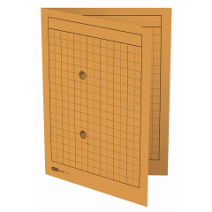 Photo Chemise quadrillée A4 pour dossier de correspondance - Jaune - ELBA 100091659 