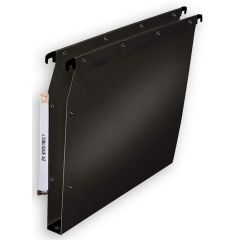 Photo Dossiers suspendus - 30 mm - Noir : L'OBLIQUE Lot de 10
