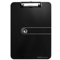 Photo Porte-bloc en plastique opaque - Noir - Format A4 : HERLITZ 11205663