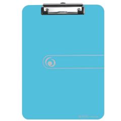 Photo Porte-bloc en plastique transparent - Format A4 - Bleu : HERLITZ 11205671
