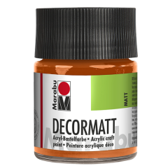 Photo 140105013 MARABU : Peinture acrylique Decormatt - 50 ml - Orange