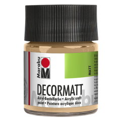 Photo 14010005029 MARABU : Peinture acrylique Decormatt - 50 ml - Beige