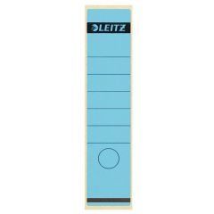 Photo Etiquettes Dos de classeur - 61 x 285 mm - Bleu : LEITZ Lot de 100 - 1640-10-35