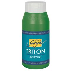Photo Peinture acrylique Triton Acryl Basic - 750 ml - Vert feuillage C. KREUL  flacon