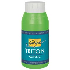 Photo Peinture acrylique Triton Acryl Basic - 750 ml - Vert jaunâtre C. KREUL  flacon