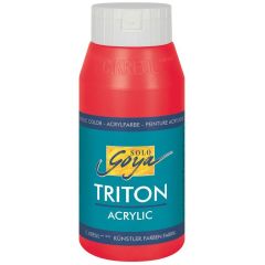 Photo Peinture acrylique Triton Acryl Basic - 750 ml - Rouge cerise C. KREUL  flacon