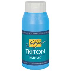 Photo Peinture acrylique Triton Acryl Basic - 750 ml - Bleu lumière C. KREUL flacon