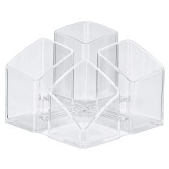 Photo Pot à crayons 4 compartiments - SCALA - Incolore : HAN 17450-23