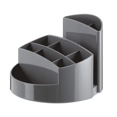 Photo Pot à crayons 9 compartiments RONDO - Gris : HAN 17460-191
