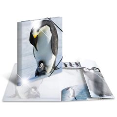 Photo Chemise à élastique A3 - Motif Pingouins HERMA image