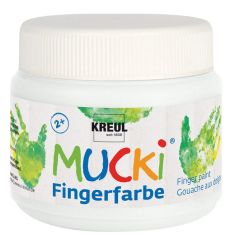 Photo Peinture aux doigts MUCKI - 150 ml - Blanc C. KREUL 23101