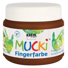 Photo Peinture aux doigts MUCKI - 150 ml - Marron C. KREUL 23111