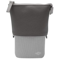 Photo Trousse pour stylos modulable en simili-cuir - Anthracite WEDO Image