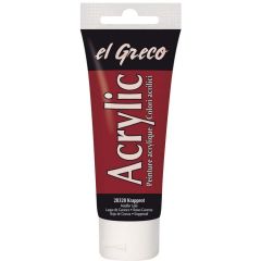 Peinture acrylique EL Greco - 75 ml - Laque de garance KREUL tube
