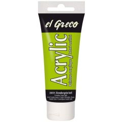 Peinture acrylique EL Greco - 75 ml - Vert sinople clair KREUL tube