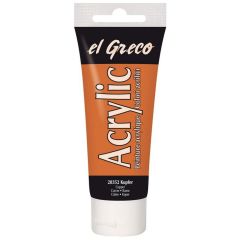 Peinture acrylique EL Greco - 75 ml - Cuivre KREUL tube