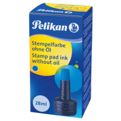 Photo Flacon Encre bleu pour tampon : PELIKAN 351213
