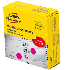 Photo Pastilles adhésives rondes - 10 mm - Magenta AVERY