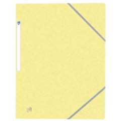Photo Chemise à élastiques A4 - Jaune Pastel OXFORD Top File+