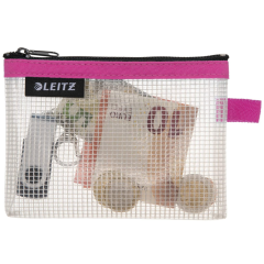 Photo Pochette imperméable - Taille S - Transparent / Rose LEITZ WOW Traveller