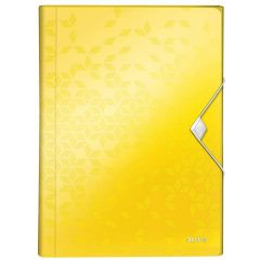 Photo Trieur Chemise A4 - 6 compartiments - Jaune LEITZ Wow Image