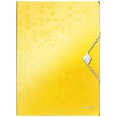 Photo Chemise à élastique A4 - 150 feuilles - Jaune LEITZ WOW Image