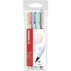 Photo Etui de 4 Stylo-feutres - Pastell - Assortiment STABILO PointMax 