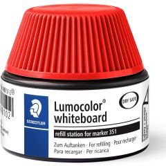 Photo STAEDTLER : Recharge marqueur Lumocolor 351/351B - Rouge feutre