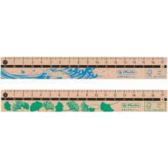 Photo Règle plate en bois - 170 mm HERLITZ GREENline