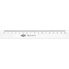 Photo WEDO : Règle plate en plastique - 160 mm 52 16