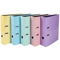 Photo Classeur à levier pour A4 - Dos de 80 mm - Assortiment EXACOMPTA Aquarel Image