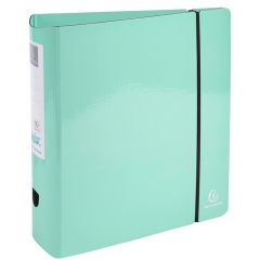 Photo Classeur à levier pour A4 - Dos Rond 80 mm - Vert Pastel EXACOMPTA Aquarel 