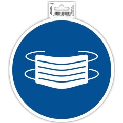 Photo Panneau adhésif - Masque obligatoire - Bleu EXACOMPTA