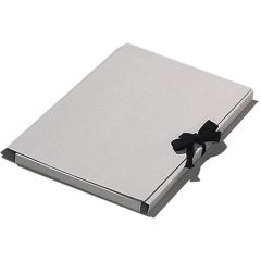 Photo Carton à dessin à ruban - A3 - Gris FOLIA Exemple