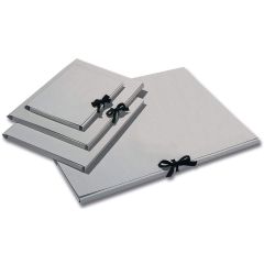 Photo Carton à dessin à ruban - A2 - Gris FOLIA Image