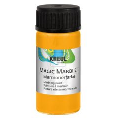 Photo KREUL : Peinture à marbrer Magic Marble - 20 ml - Flacon Jaune soleil