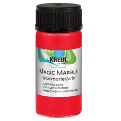 Photo KREUL : Peinture à marbrer Magic Marble - 20 ml - Flacon Rouge