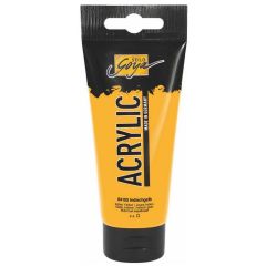 Photo Peinture acrylique Jaune indien Tube de 100 ml : KREUL Solo Goya Acrylic 84105