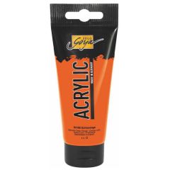 Photo Peinture acrylique Orange pur Tube de 100 ml : KREUL Solo Goya Acrylic 84106