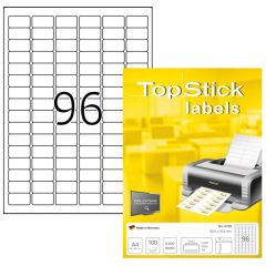 Photo Étiquettes adhésives blanches - 30,5 x 16,9 mm TOP STICK Image
