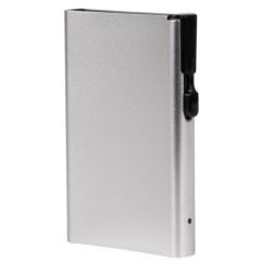 Photo Porte-cartes - Aluminium - Argent CLICKSAFE