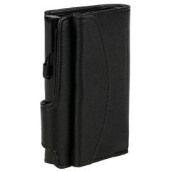 Photo Porte-monnaie avec porte-cartes - Simili-cuir - Noir CLICKSAFE